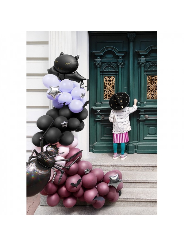 Guirlande de Ballons pour Halloween : Un Mélange Festif de Couleurs et de Fun !
