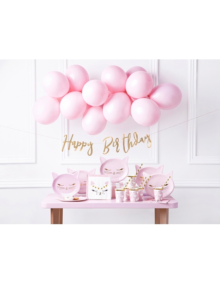 Kit décoration anniversaire Chat (1 pqt. / 55 pc.)