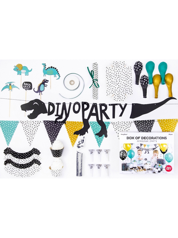 Kit Décoration de Fête Dinosaures pour Garçon - Préparez une Aventure Préhistorique