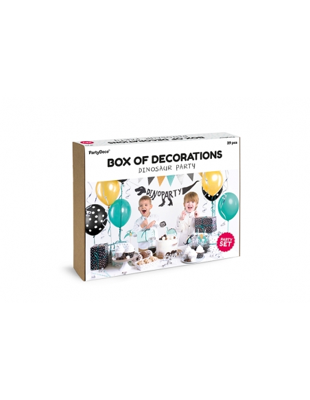 Kit Décoration de Fête Dinosaures pour Garçon - Préparez une Aventure Préhistorique