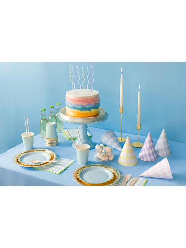 Assiettes Dorées 18 cm - Élégance pour Toutes les Occasions