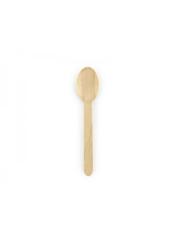 Cuillères en Bois, 16 cm - Écologiques et Pratiques pour Toutes Occasions (100 pc.)