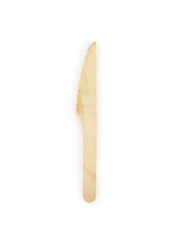 Couteaux en Bois, 16,5 cm - Écologiques et Polyvalents (100 pc.)