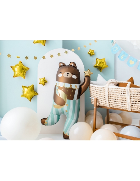 Ballon en Mylar Ours, 72x104 cm, mix