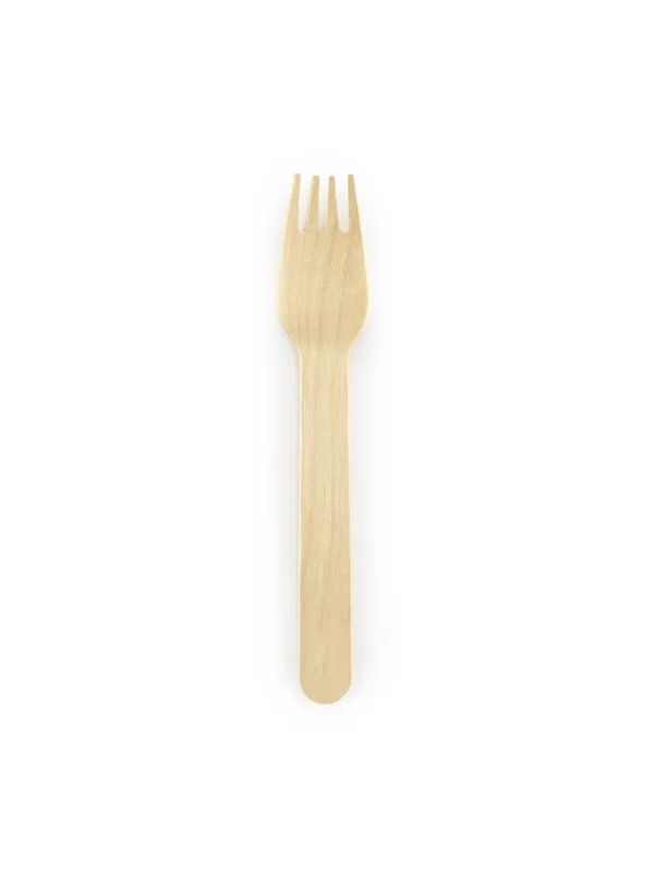 Fourchettes en Bois 15,5 cm | Lot de 100 | Écologiques et Pratiques