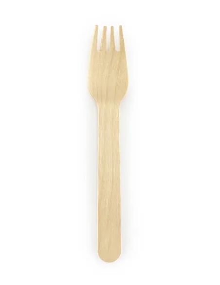 Fourchettes en Bois 15,5 cm | Lot de 100 | Écologiques et Pratiques