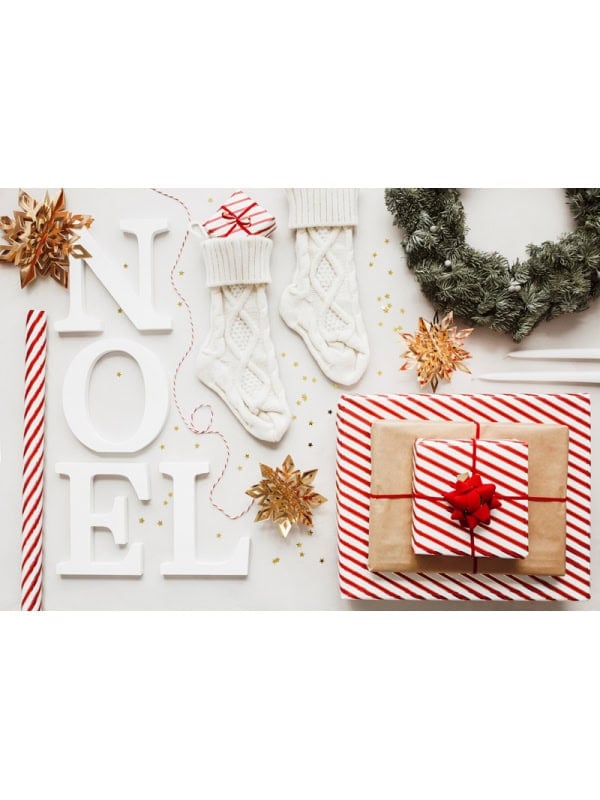 Lettre L en Bois Blanche - Personnalisez Votre Décoration de Noël