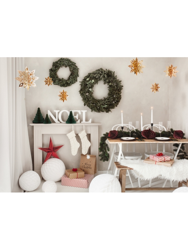 Lettre L en Bois Blanche - Personnalisez Votre Décoration de Noël