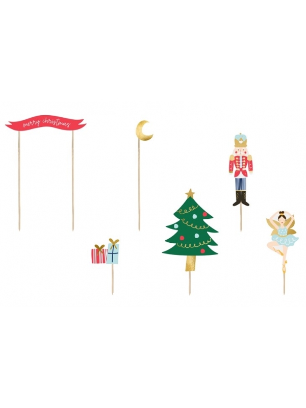 Décorations pour Gâteau Casse-Noisette - Ajoutez de la Magie à vos Desserts de Noël