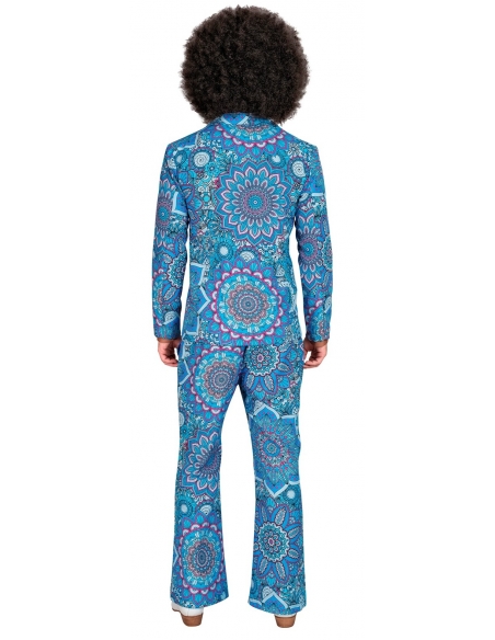 Costume vintage homme Bleu Années 70 du S au XXL