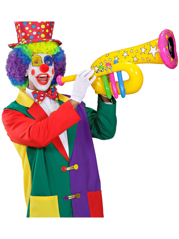 Tuba Gonflable 63 cm pour Clown : Animez Vos Spectacles en Couleur