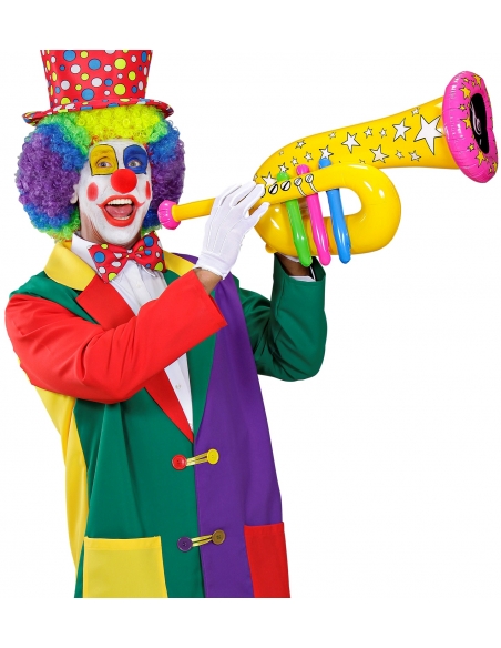 Tuba Gonflable 63 cm pour Clown : Animez Vos Spectacles en Couleur