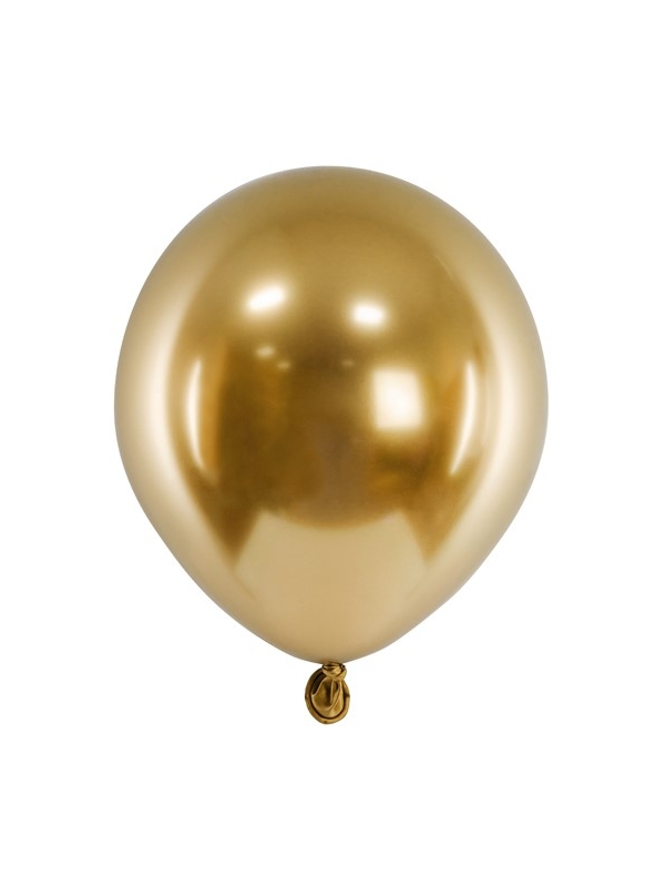 50 Ballons Dorés, 12 cm, Nouvel An