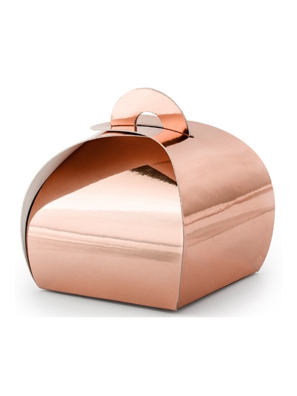 Sublimez Votre Fête avec les Boîtes à Dragées Rose Gold (lot de 10)