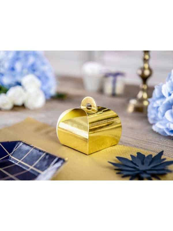 10 Boîtes à Dragées Dorées : Éclat et Raffinement pour vos fêtes
