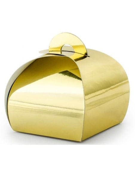 10 Boîtes à Dragées Dorées : Éclat et Raffinement pour vos fêtes