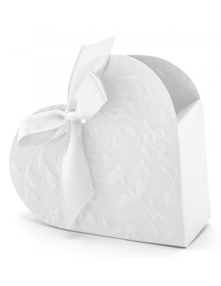 10 Boîtes à Dragées en Forme de Coeur pour Mariage et Autres Fêtes