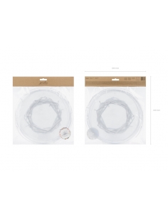 Sachets Dragées en Organza Blancs de 25cm - Élégance Pure Mariage et fêtes 2