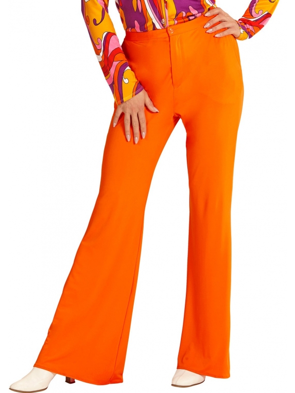 Pantalon Femme années 70, Orange