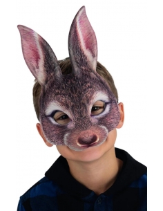 "Masque de Lapin Brun : Douceur et Aventures pour Votre Enfant