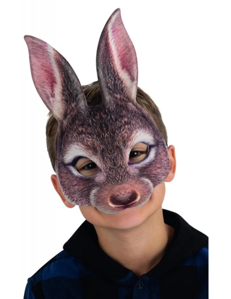 "Masque de Lapin Brun : Douceur et Aventures pour Votre Enfant