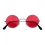 Revivez l'Esprit Libre des Sixties avec les Lunettes Hippie Rouge