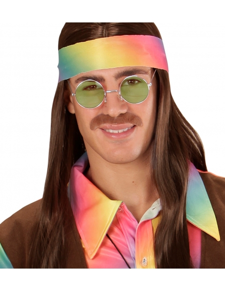 Lunettes Vertes Style Hippie : Éclairez vos Festivités avec Déguiz-Fêtes !