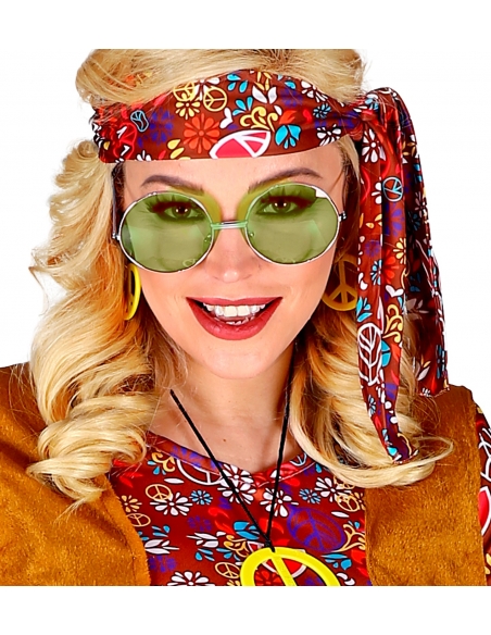 Lunettes Vertes Style Hippie : Éclairez vos Festivités avec Déguiz-Fêtes !