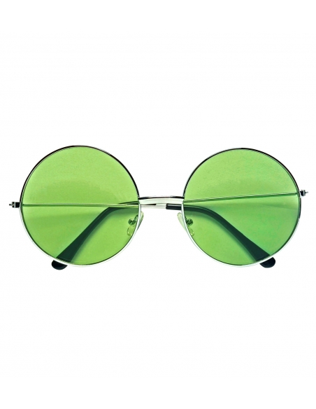 Lunettes Vertes Style Hippie : Éclairez vos Festivités avec Déguiz-Fêtes !