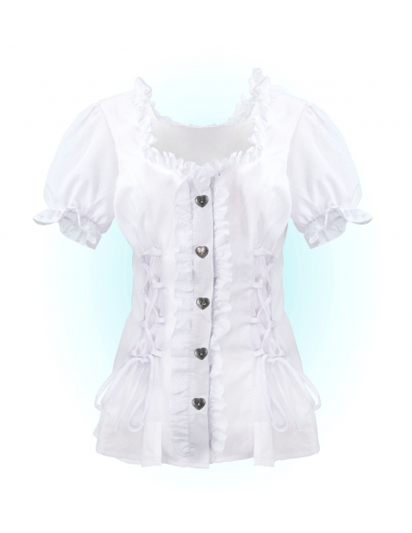 Élégance Intemporelle : Blouse Blanche Polyvalente pour Femme