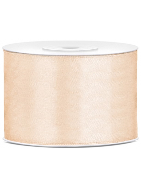 Ruban Satin, Crème, 50mm/25m