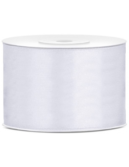 Ruban Satin, blanc, 50mmx25m