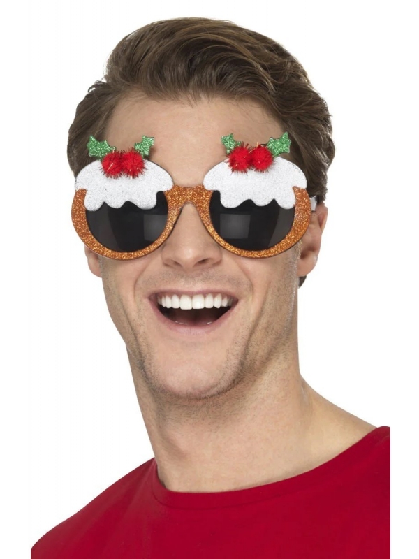 Lunettes 'Christmas Pudding' : Ajoutez une Touche de Gaieté à Votre Look Festif !