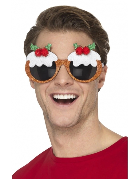 Lunettes 'Christmas Pudding' : Ajoutez une Touche de Gaieté à Votre Look Festif !