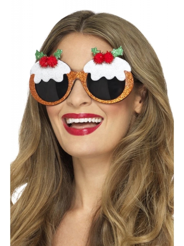 Lunettes 'Christmas Pudding' : Ajoutez une Touche de Gaieté à Votre Look Festif !
