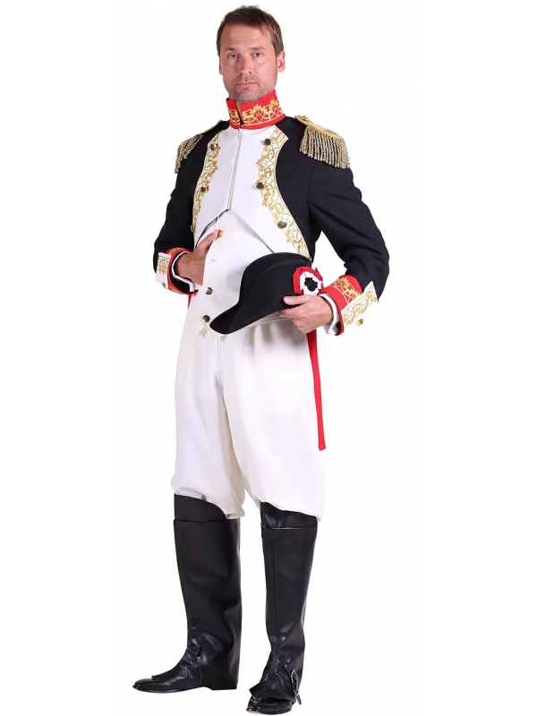 Costume Napoléon 3 pièces pour homme : du S au XXL