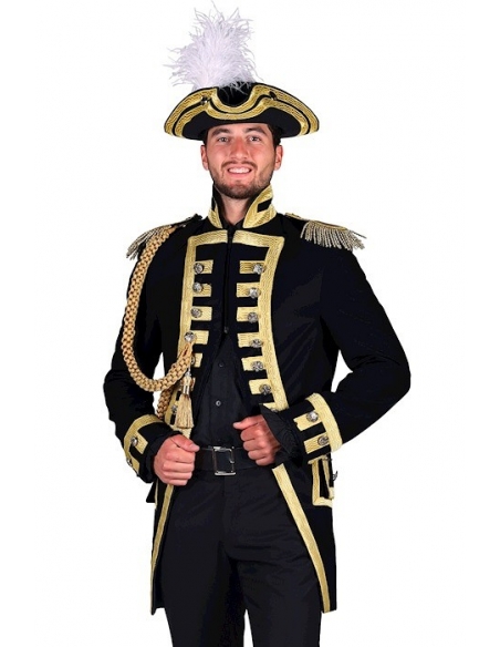 Veste d'Officier Napoléonien pour Reconstitution et Soirées à Thème