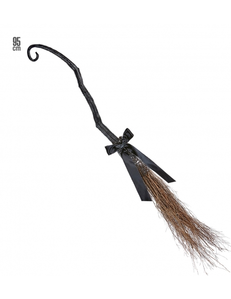 Balai de Sorcier Démontable 95 cm - Idéal pour Halloween et Soirées Harry Potter