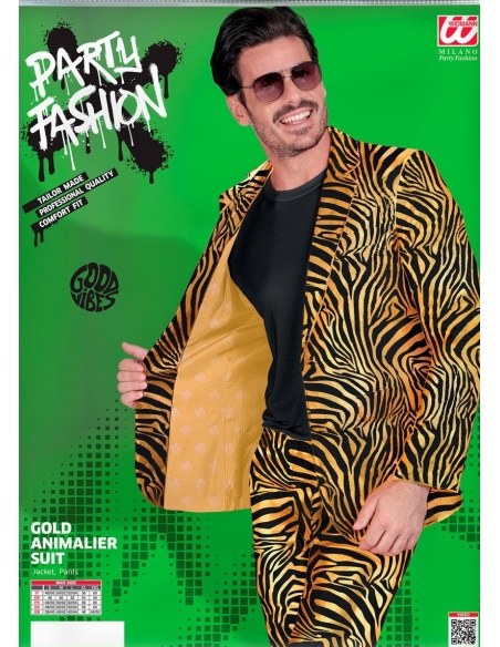 Costume Animalier Or - Osez l'Éclat de la Jungle Urbaine !