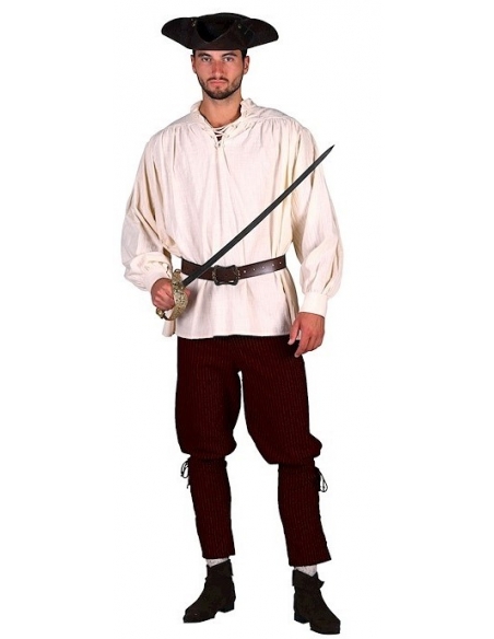 Pantalon Pirate/Moyen Âge Marron - Style Authentique