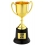 Coupe de vainqueur 22 cm avec étiquette personnalisable