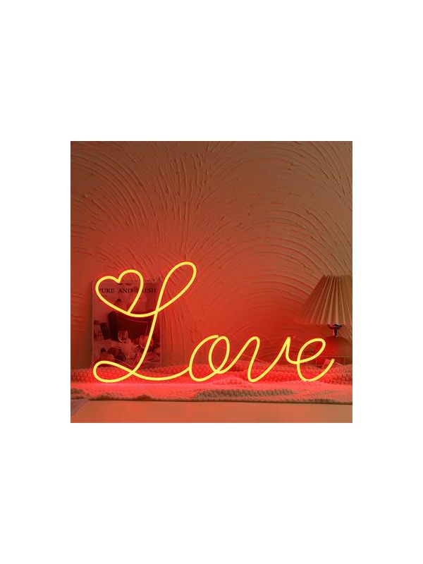 Lumière Néon "Love" - Illuminez Vos Soirées d'amoureux