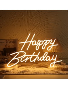 La Lampe à LEDs Néon "Happy Birthday" : Créez une Ambiance Magique pour Votre Anniversaire