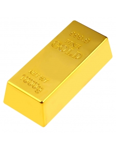 Faux Lingot d'Or en PVC - Richesse et Humour Garantis 2