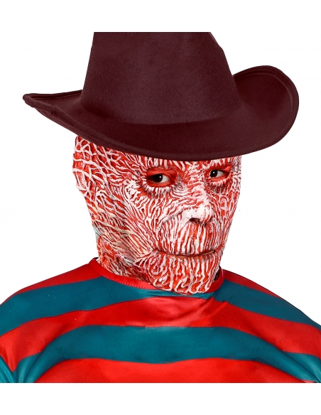 Horreur Garantie : Masque visage brulé Effrayant pour un Halloween