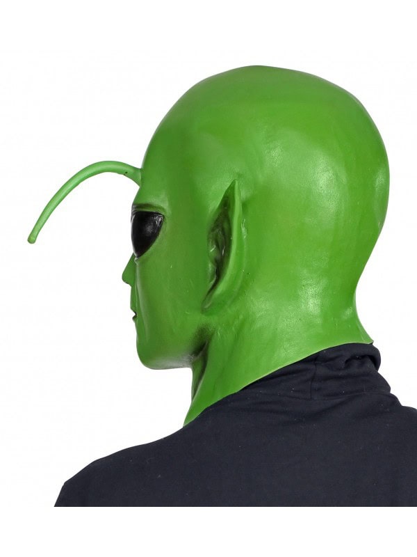 Masque d'Alien vert pour adulte en Latex