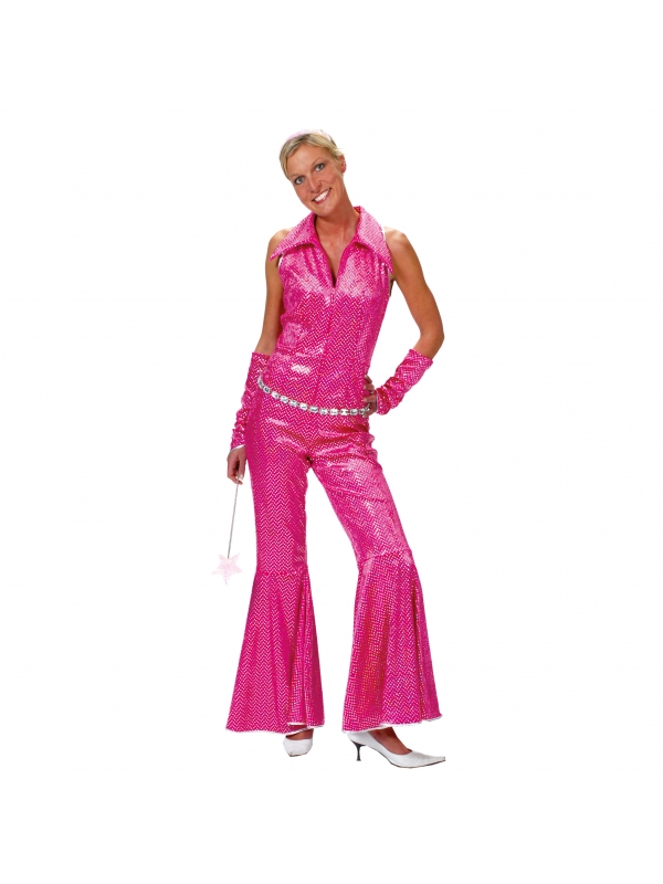 Combinaison Disco Barbie Rose : Brillez Comme une Étoile du Film 2023