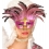 Masque Comtesse Baroque avec Pierres et Plumes – Élégance et Mystère Assurés