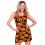 Robe d'Halloween la Plus Sensuelle femme : Citrouille Néon