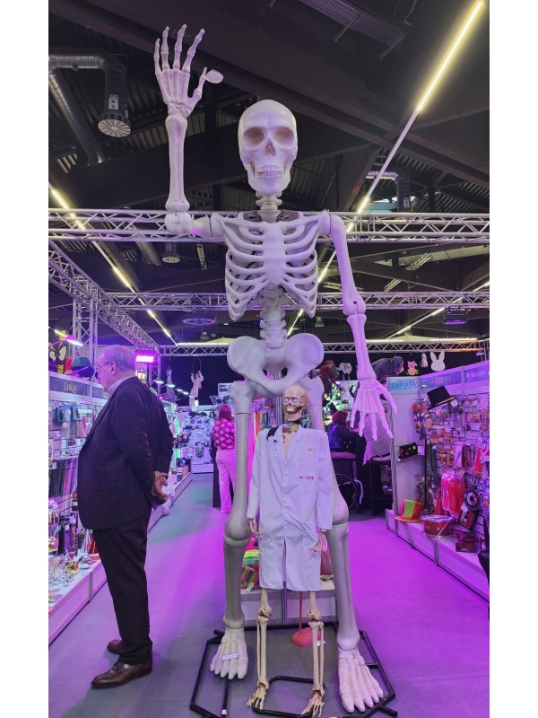 Décoration Géante Halloween : Squelette XXL de 3.35 mètres - Nouveauté 2024